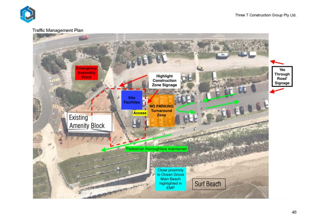 Changes to traffic conditions. "Changing Places, a new accessibility amenity block.