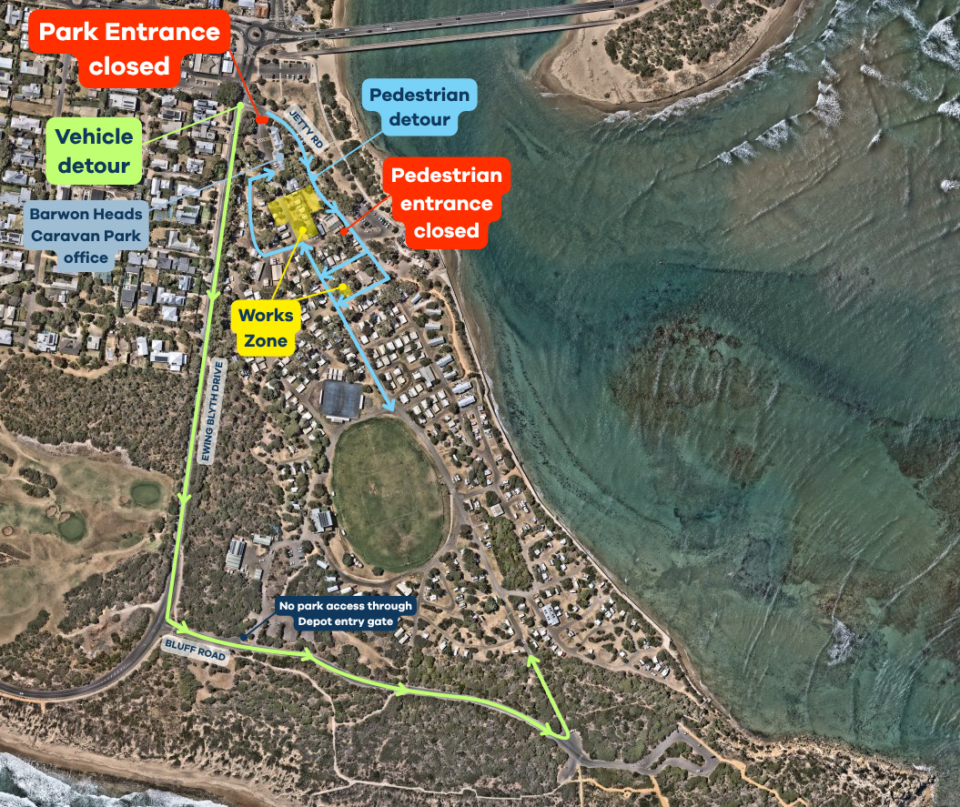BHCP Entrance Cabins Stage 1 diversions_web