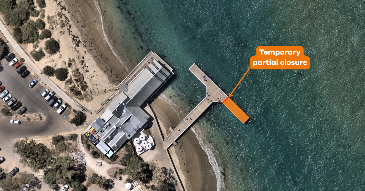 Main Jetty partial closure Jul26